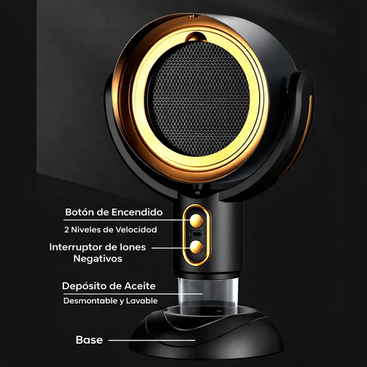 EXTRACTOR DE HUMO PORTATIL REDUCE OLORES Y HUMO AL INSTANTE