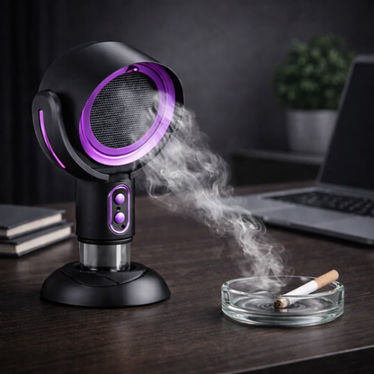 EXTRACTOR DE HUMO PORTATIL REDUCE OLORES Y HUMO AL INSTANTE